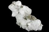 Calcite, Fluorite and Pyrite Association - Fluorescent #92262-1